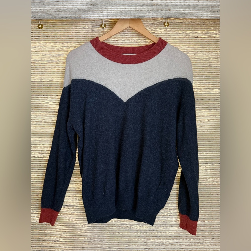 Madewell Wool Colorblock Pullover - image 5
